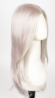 PASTEL-PINK | Cool silver blonde front and base with subtle whisper pink highlights