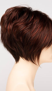 CHOCOLATE CHERRY | Dark Brown roots with overall Medium Brown base with Deep Red highlights