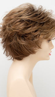 GOLDEN NUTMEG | Medium Brown roots with overall Warm Cinnamon base and Golden Blonde hightlights