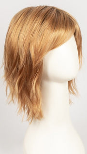 MANDARIN-ROOTED | Light Auburn and Strawberry Blonde Blend with Golden Brown Roots