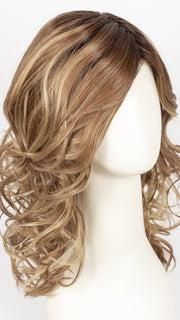 RL14/22SS SHADED WHEAT | Dark Blonde Evenly Blended with Platinum Blonde with Dark Roots