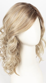  RL19/23SS SHADED BISCUIT | Light Ash Blonde Evenly Blended with Cool Platinum Blonde with Dark Roots