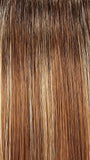 FS26/31S6 SALTED CARAMEL | Medium Natural Red Brown with Red Gold Blonde Bold Highlights, Shaded with Brown