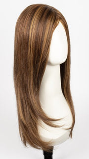 FS6/30/27 TOFFEE TRUFFLE | Brown, Medium Red-Gold, Medium Red-Gold Blonde Blend with Medium Gold Blonde Bold Highlights