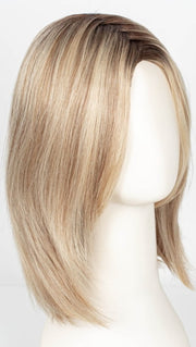 101/88/27S8 CATALINA BLONDE | Pale blonde with Pure White Natural Violet halo highlights, shaded medium brown