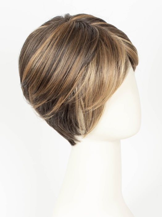 COFFEE BROWN LIGHTED 8.6.16 | Medium Brown and Dark Brown with Medium Blonde Blend with Highlights Throughout and Concentrated in the Front