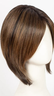 RL8/29SS SHADED HAZELNUT | Warm Medium Brown Evenly Blended with Ginger Blonde with Dark Roots