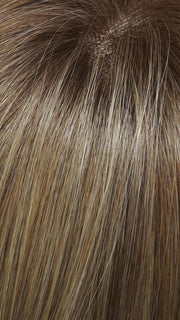 14/26S10 | Light Gold Blonde and Medium Red-Gold Blonde Blend, Shaded with Light Brown