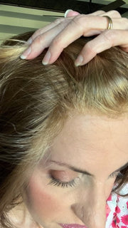 Lisa Mullins @beautifulyouwigreviews wearing ESPRIT by ELLEN WILLE in color MOCCA-LIGHTED 12.830.20 | Light Brown Base with Light Caramel Highlights on the Top only and a Darker Nape