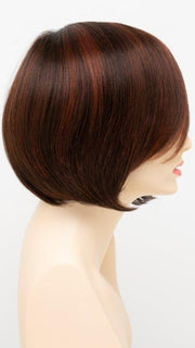 CHOCOLATE CHERRY | Dark Brown roots with overall Medium Brown base with Deep Red highlights