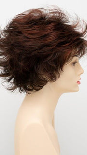 CHOCOLATE CHERRY | Dark Brown roots with overall Medium Brown base with Deep Red highlights