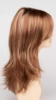 CREAMED COFFEE | Medium Brown roots and base with Cinnamon and Golden Blonde highlights