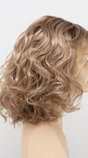 SPARKLING CHAMPAGNE | Medium Brown roots with overall Strawberry Blonde base and soft Golden Blonde highlights