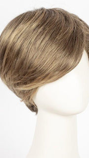 24BT18S8 | SHADED MOCHA | Medium Natural Ash and Light Natural Gold Blonde Blend, Shaded with Medium Brown