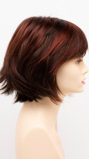 CHOCOLATE CHERRY | Dark Brown roots with overall Medium Brown base with Deep Red highlights