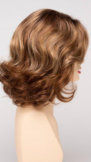 CREAMED COFFEE | Medium Brown roots and base with Cinnamon and Golden Blonde highlights