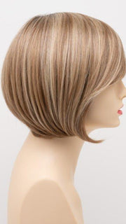 SPARKLING CHAMPAGNE | Medium Brown roots with overall Strawberry Blonde base and soft Golden Blonde highlights