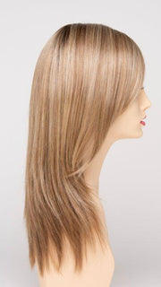 SPARKLING CHAMPAGNE | Medium Brown roots with overall Strawberry Blonde base and soft Golden Blonde highlights