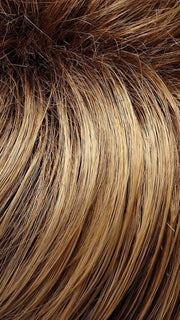 24BT18S8 | Medium Natural Ash Blonde and Light Natural Gold Blonde Blend, Shaded with Medium Brown