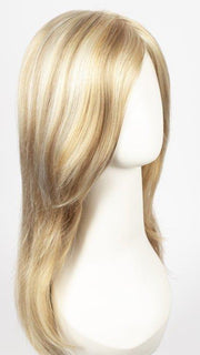 104F24B | Pale Natural White Blonde and Light Natural Gold Blonde Blend with Light Natural Gold Blonde Nape