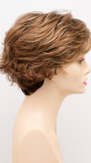 GOLDEN NUTMEG | Medium Brown roots with overall Warm Cinnamon base and Golden Blonde hightlights