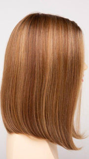 GOLDEN NUTMEG | Medium Brown roots with overall Warm Cinnamon base and Golden Blonde hightlights
