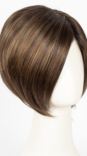 KANDY-BROWN-LR | Warm Light Brown and Dark Rich Brown Mixed with Dark Long Roots