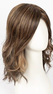 R829S+ GLAZED HAZELNUT | Medium Brown with Ginger highlighting on top