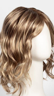 14/26S10 | Light Gold Blonde and Medium Red-Gold Blonde Blend, Shaded with Light Brown