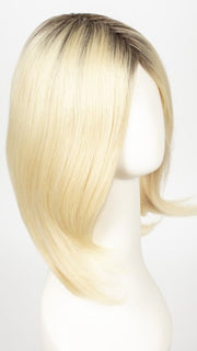 613/102S8 | Pale Natural Gold Blonde and Pale Platinum Blonde Blend, Shaded with Medium Brown