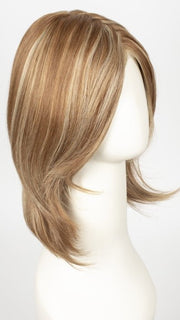FS26/31 | Medium Red-Gold Brown and Light Gold Blonde Blend with Light Gold Blonde Bold Highlights