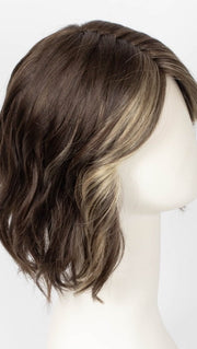 COFFEE BROWN LIGHTED 8.6.16 | Medium Brown and Dark Brown with Medium Blonde Blend with Highlights Throughout and Concentrated in the Front