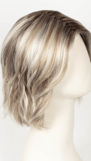 PEARL BLONDE ROOTED 101.20.25 | Pearl Platinum Blended with Light Strawberry Blonde and Lightest Golden Blonde with Shaded Roots