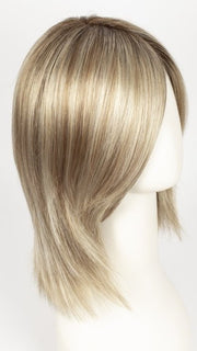 ROSE-GOLD-R | Blond Base with Reddish Highlights and Dark Roots