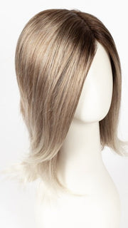 MELTED-MARSHMALLOW | Subtly Warm Dark Sandy Blonde Blend with Medium Brown Roots and Light Ash Blonde Tips and Highlights