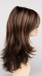 AMARETTO CREAM | Dark Brown roots with overall Medium Brown base with Honey Blonde highlights
