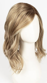 12FS8 SHADED PRALINE | Golden Brown/Warm Platinum Blonde/Platinum Blonde Blend, Shaded with Medium Brown