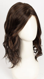 FS4/33/30A MIDNIGHT COCOA | Dark Brown, Medium Red, Medium Natural Red Blonde/Brown Blend with Medium Natural Red Blonde/Brown Blend Bold Highlights