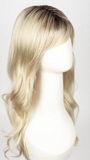 CHAMPAGNE-R | Light Beige Blonde, Medium Honey Blonde, and Platinum Blonde blend with Dark Roots