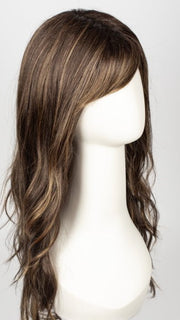 MARBLE-BROWN-R | Medium Brown Evenly Blended with Light Honey Brown With Dark Roots