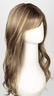 MOCHACCINO-R | Rooted Medium Warm Blonde with Chocolate Undertones and Creamy Blonde Highlights