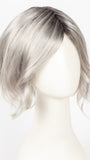 MOONSTONE | Medium Gray with Blue-toned Silver Highlights and Dark Roots