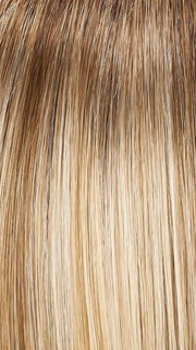 12FS12 MALIBU BLONDE | Light Gold Brown, Light Natural Gold Blonde and Pale Natural Gold-Blonde Blend, Shaded with Light Gold Brown