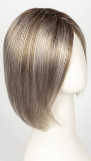 IVORY GREY SHADED 101.14 | Pearl platinum and dark ash blonde blend with dark shaded roots