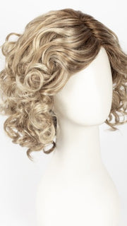 12FS12 MALIBU BLONDE | Light Gold Brown, Light Natural Gold Blonde and Pale Natural Gold-Blonde Blend, Shaded with Light Gold Brown