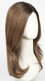 NUT BROWN ROOTED 12.830.9 | Lightest Brown and Medium Brown with Light Auburn and Medium Warm Brown Blend with Shaded Roots