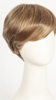 NUTMEG-F | Medium Blonde and Honey Brown Base Frosted with Platinum Blonde Highlights