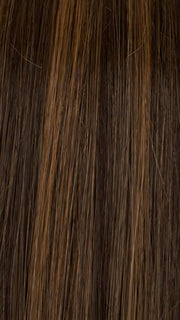 6F27 CARAMEL RIBBON | Brown with Light Red-Gold Blonde Highlights & Tips