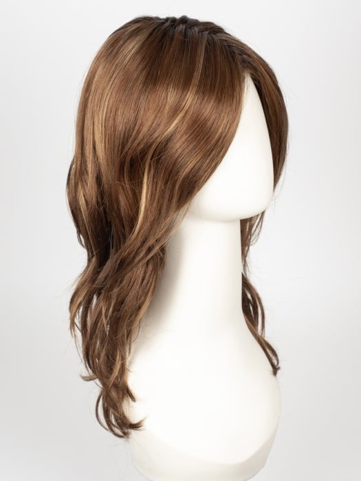 30A27S4 SHADED PEACH | Brown Red/Strawberry Blonde Blend, Shaded with Dark Brown