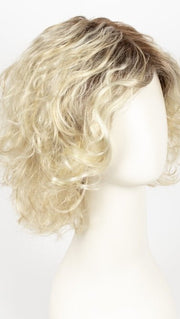 PASTEL-BLONDE-ROOTED 25.23.26 | Lightest Golden Blonde, Lightest Pale Blonde, and Light Golden Blonde blend with Dark Shaded Roots